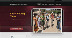 Desktop Screenshot of cairowalkingtours.com